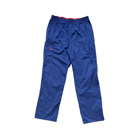 Dickies Womens Scrub Pants L Signature Cargo Pull-on Pockets Nursing Medical - Picture 1 of 9